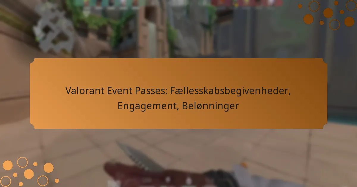 Valorant Event Passes: Fællesskabsbegivenheder, Engagement, Belønninger