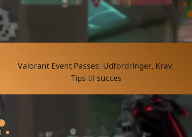 Valorant Event Passes: Udfordringer, Krav, Tips til succes