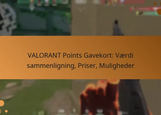 VALORANT Points Gavekort: Værdi sammenligning, Priser, Muligheder