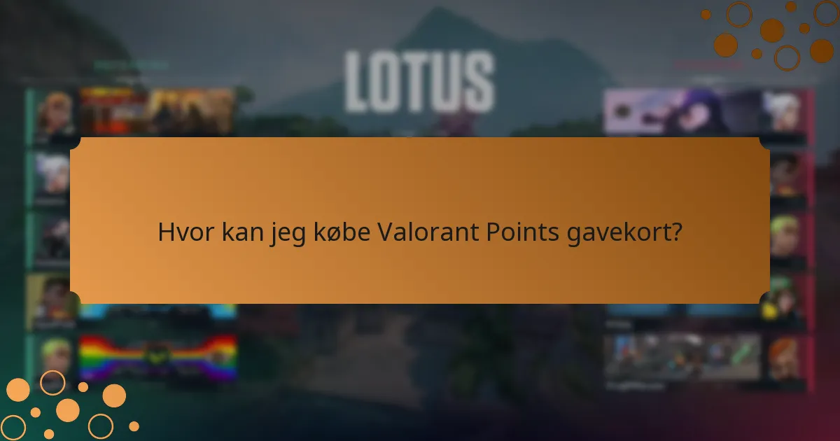 Hvor kan jeg købe Valorant Points gavekort?
